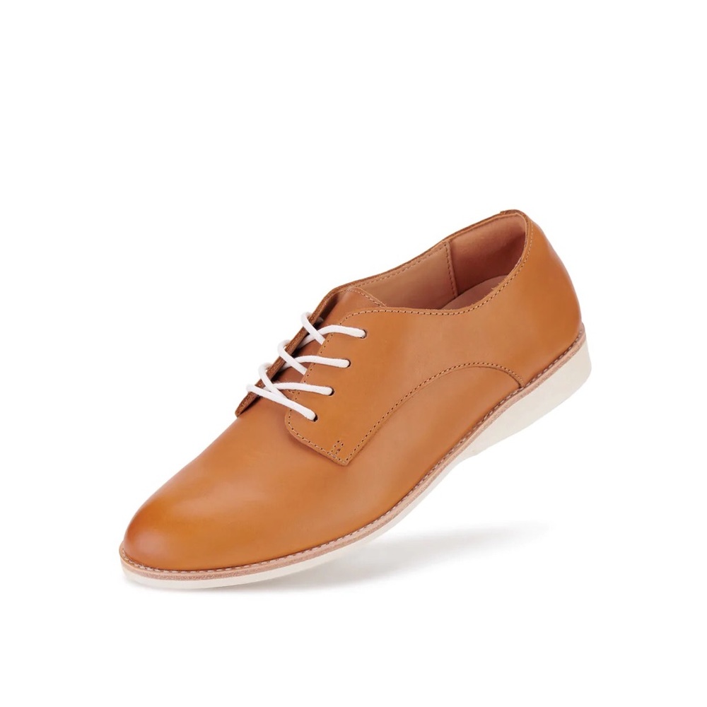 NEW Anthropologie ROLLIE DERBY in COGNAC 42/11